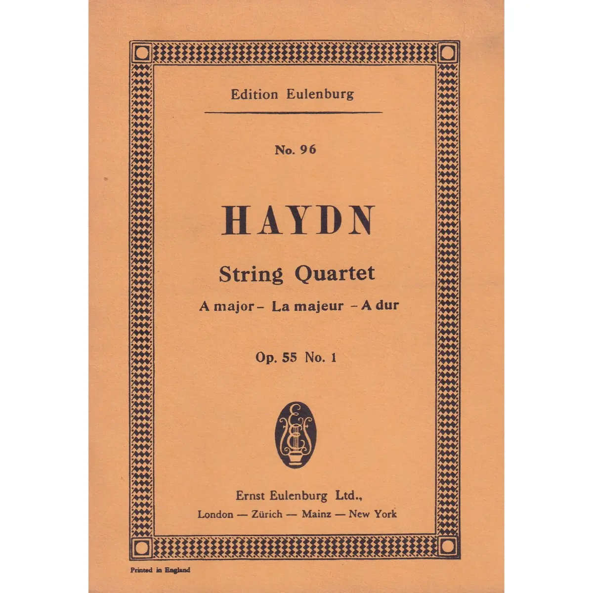 String Quartet A Major - Op.55 N.1
