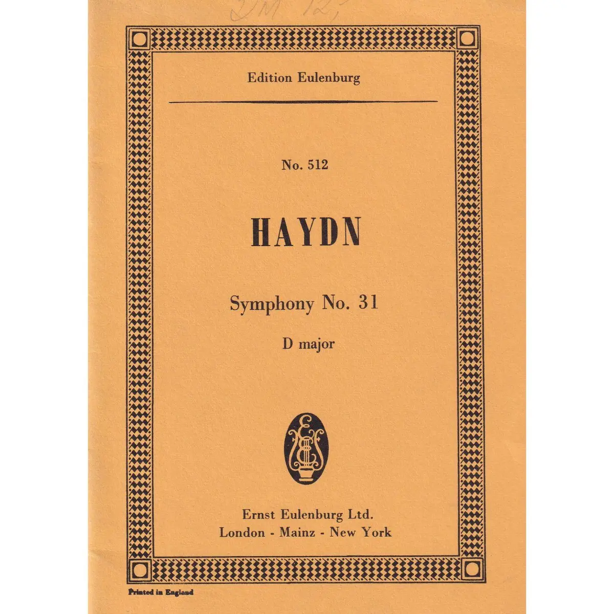 Symphony N.31 D Major