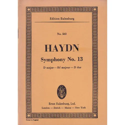 Symphony N.13   D Major