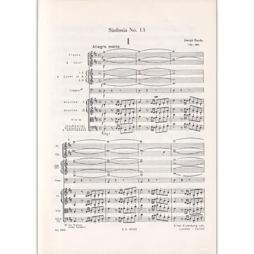 Symphony N.13   D Major