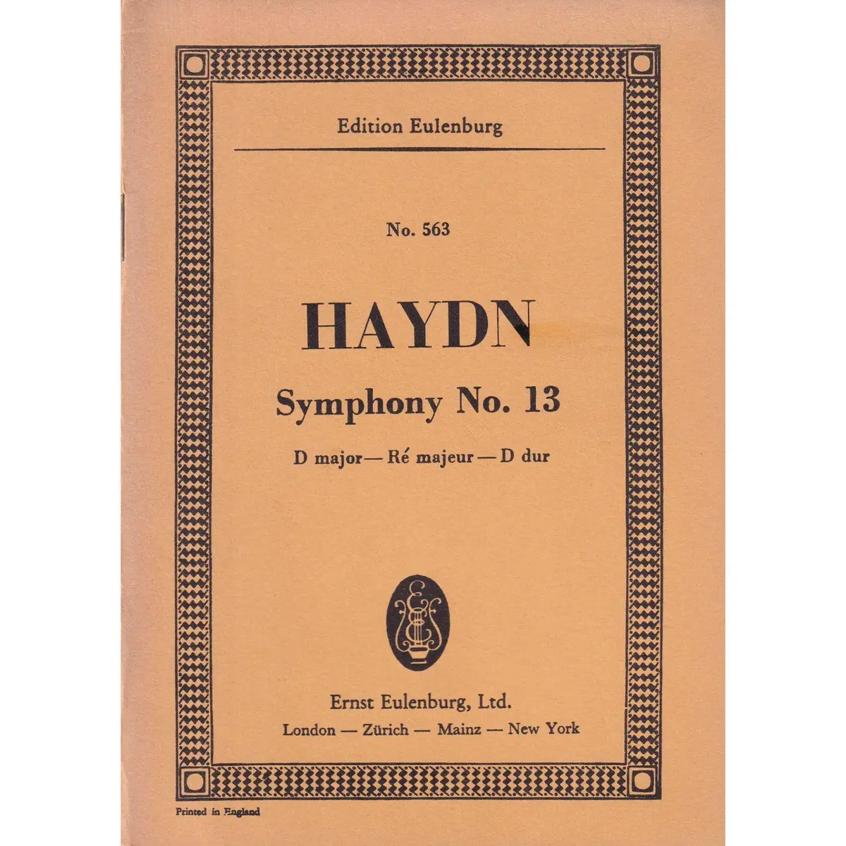 Symphony N.13   D Major