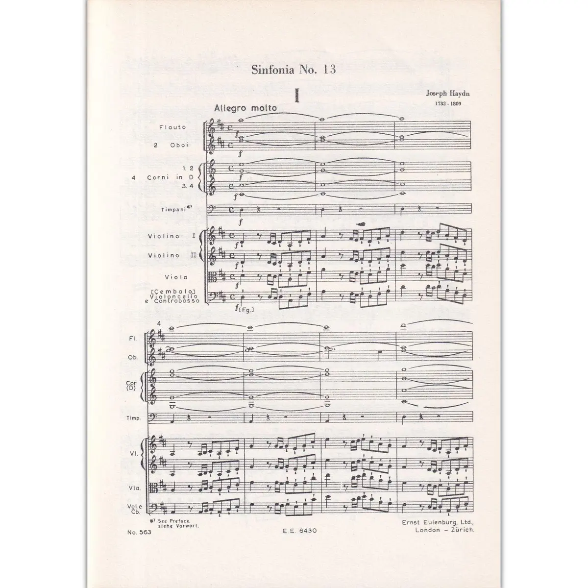 Symphony N.13   D Major
