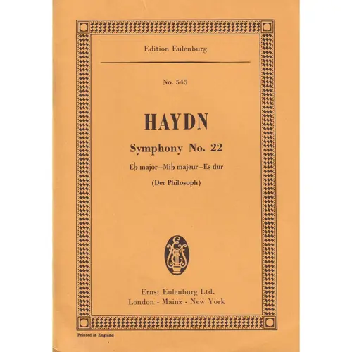 Symphony N.22 Eb Major  (Der Philosoph)