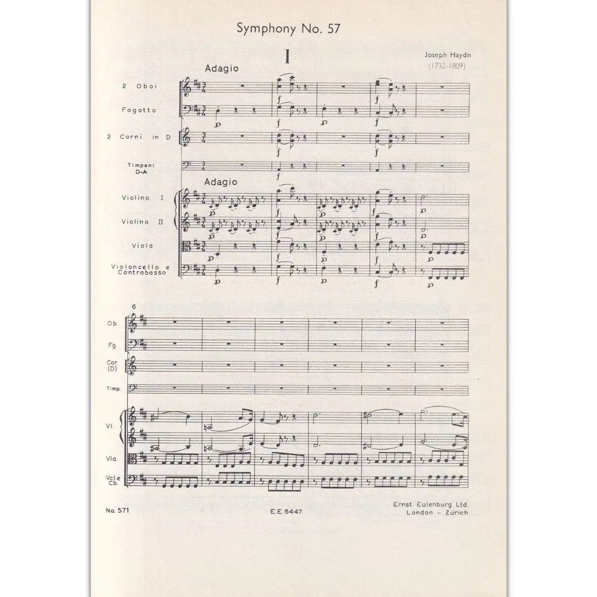 Symphony N.57 D Major