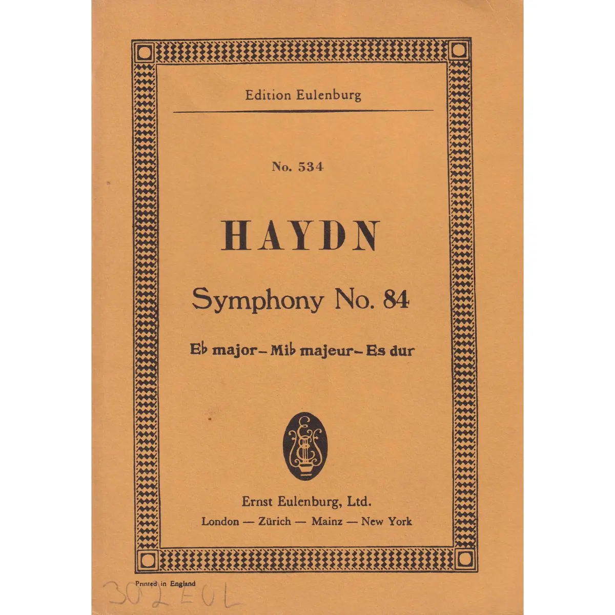 Symphony N.84   Eb Major