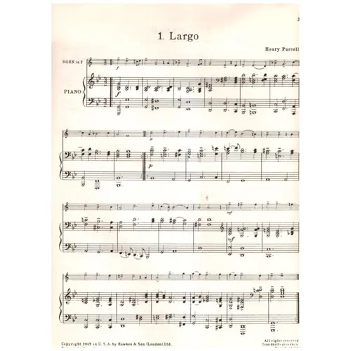 Classical album for horn and piano