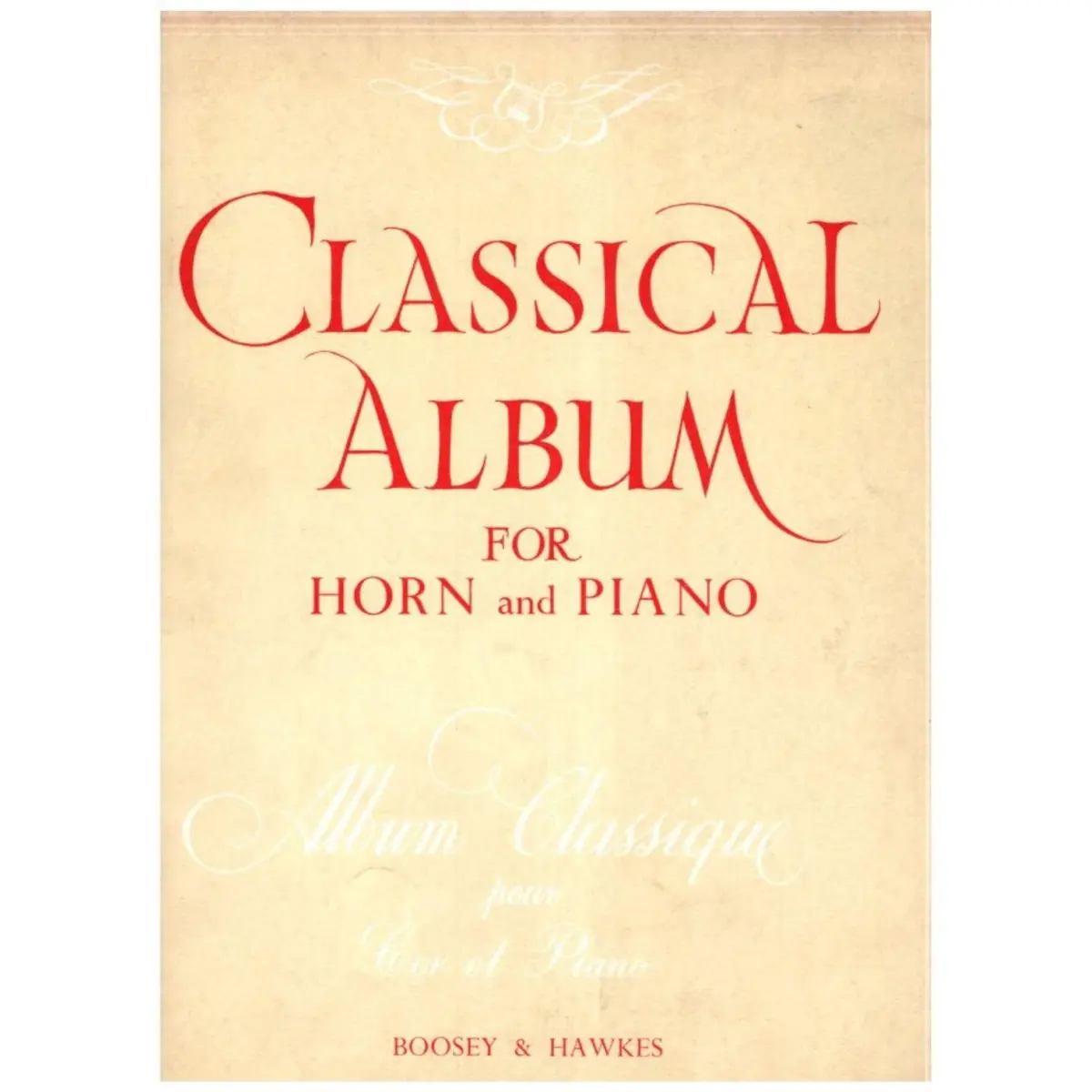 Classical album for horn and piano