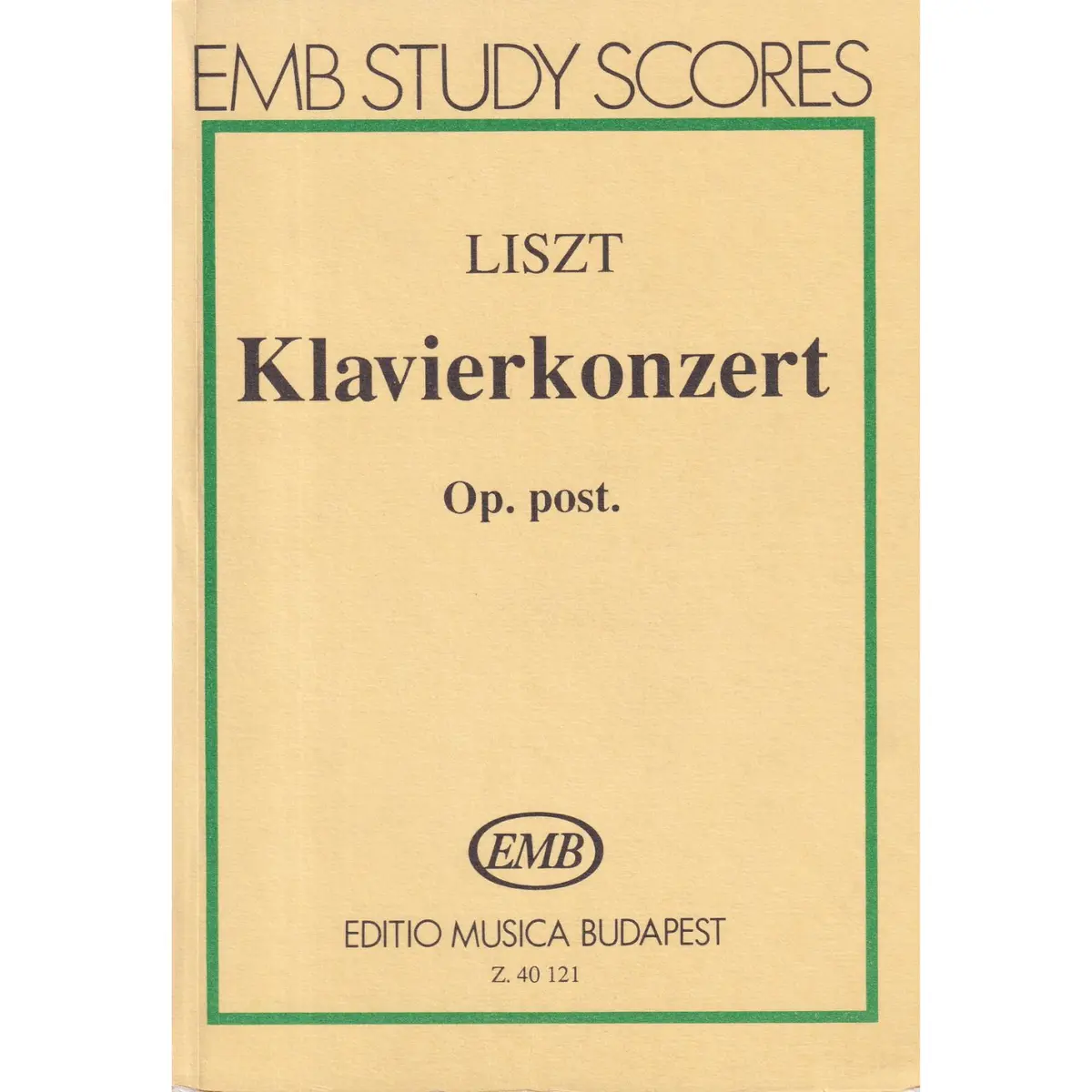 Klavierkonzert Es-Dur, Op.Post