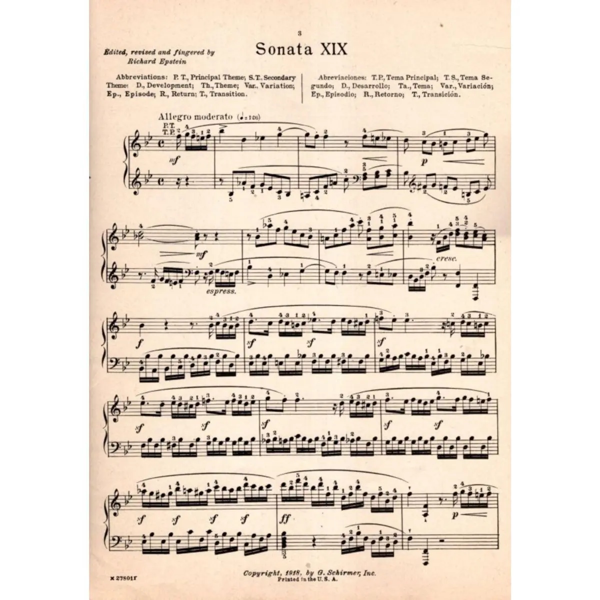 Sonata N.19 K.489