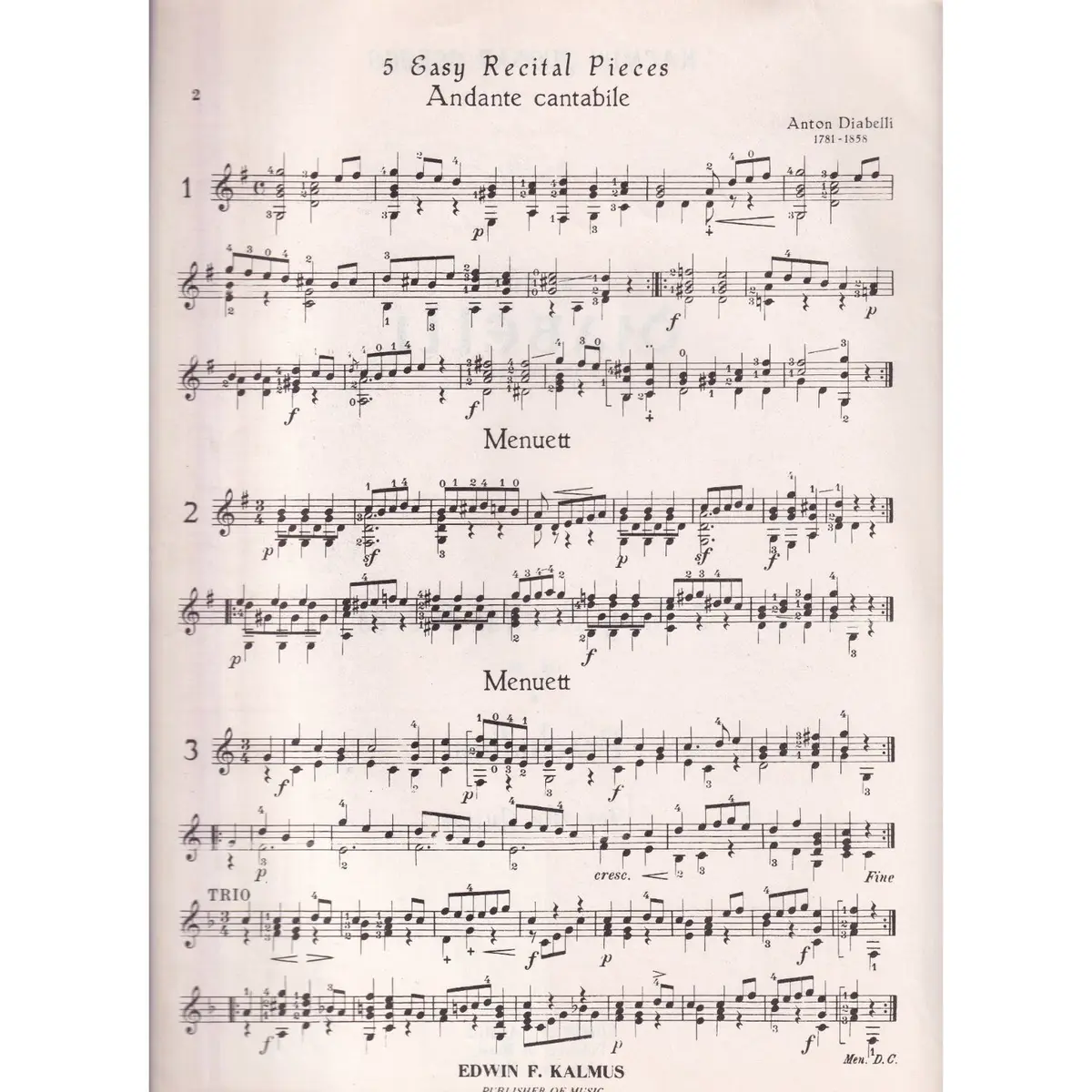5 Easy Recital P.-Op.39/Preludium