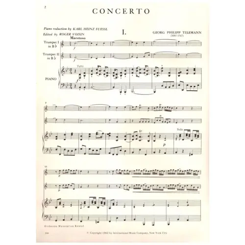 Concerto For Two Trompetes