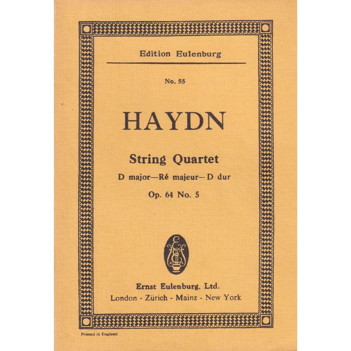 String Quartet D Major - Op.64 N.5