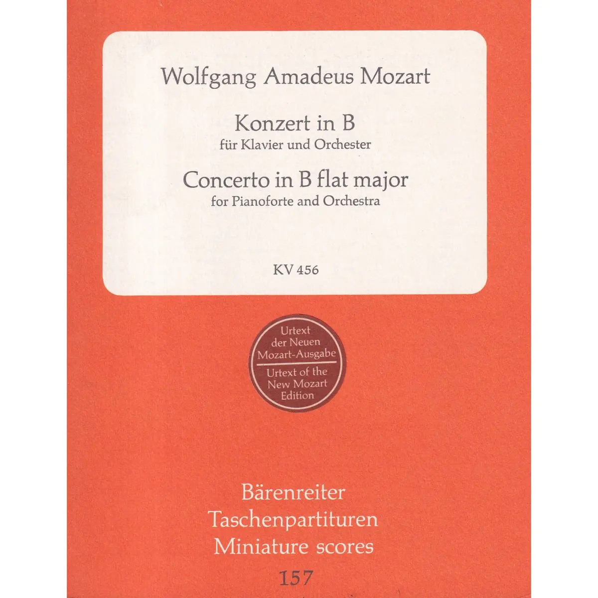 Konzert In B Fur Klavier  Kv 456