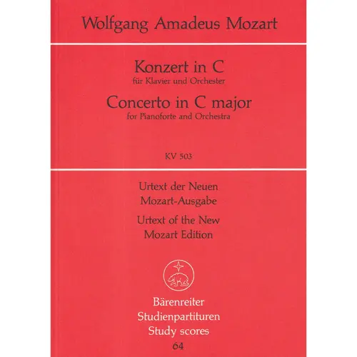 Konzert In C Fur Klavier  Kv 503