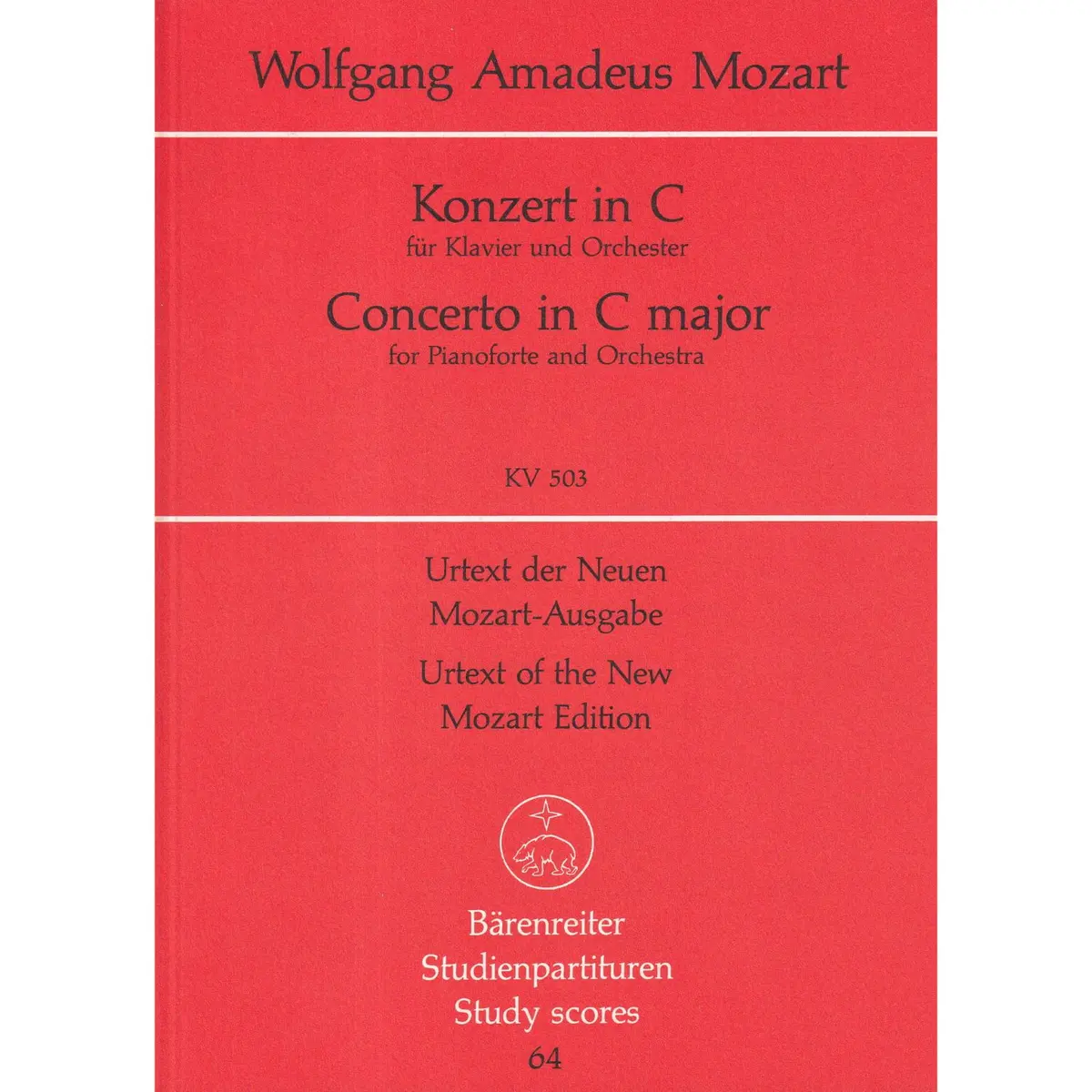 Konzert In C Fur Klavier  Kv 503