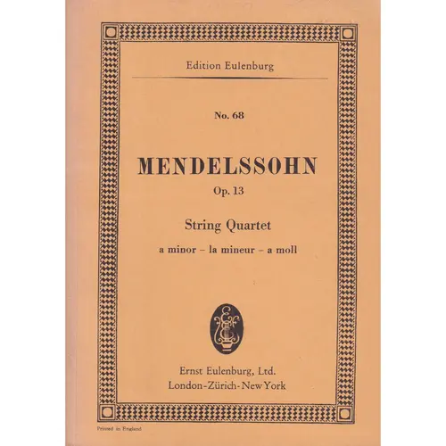 String Quartet A Min-Op.13