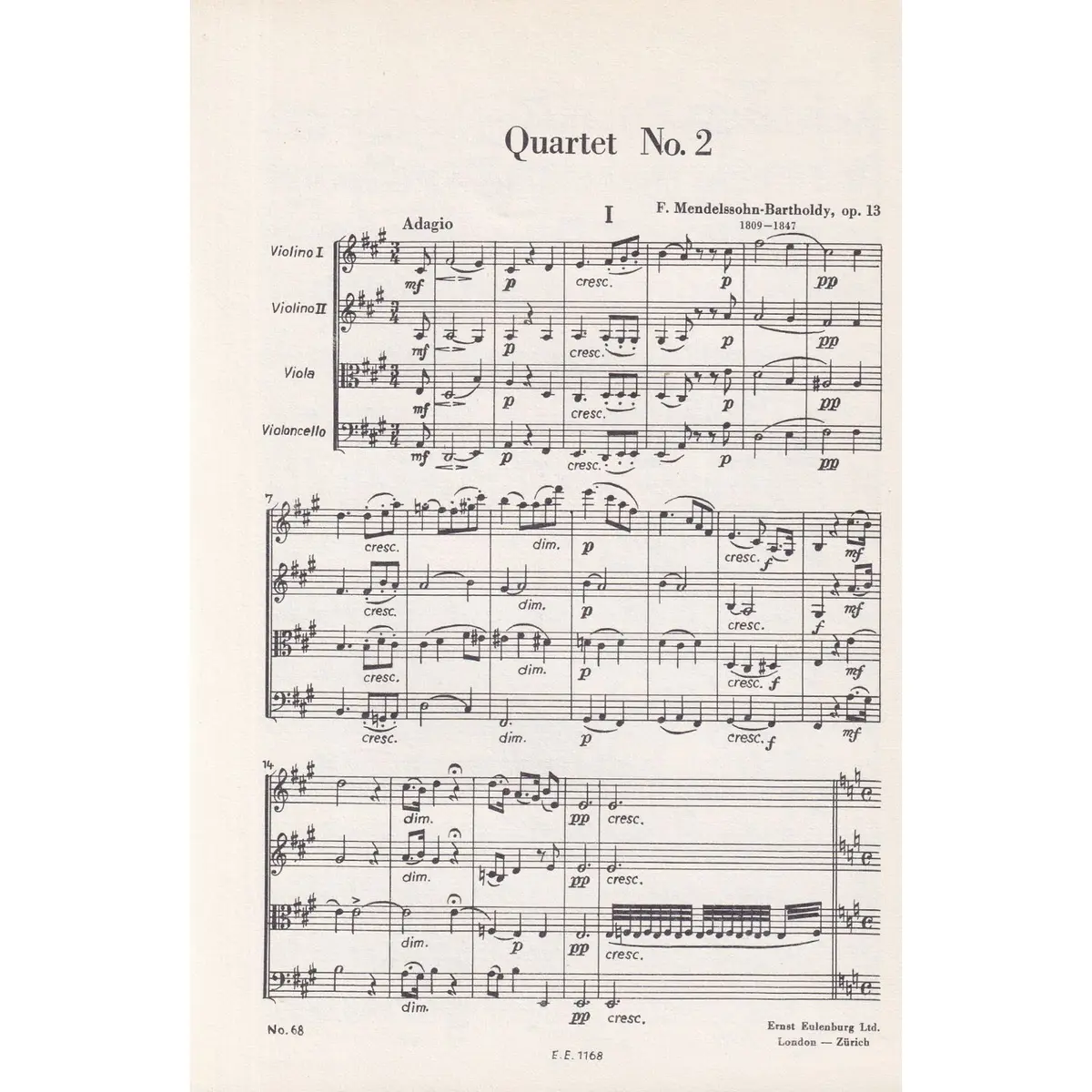 String Quartet A Min-Op.13