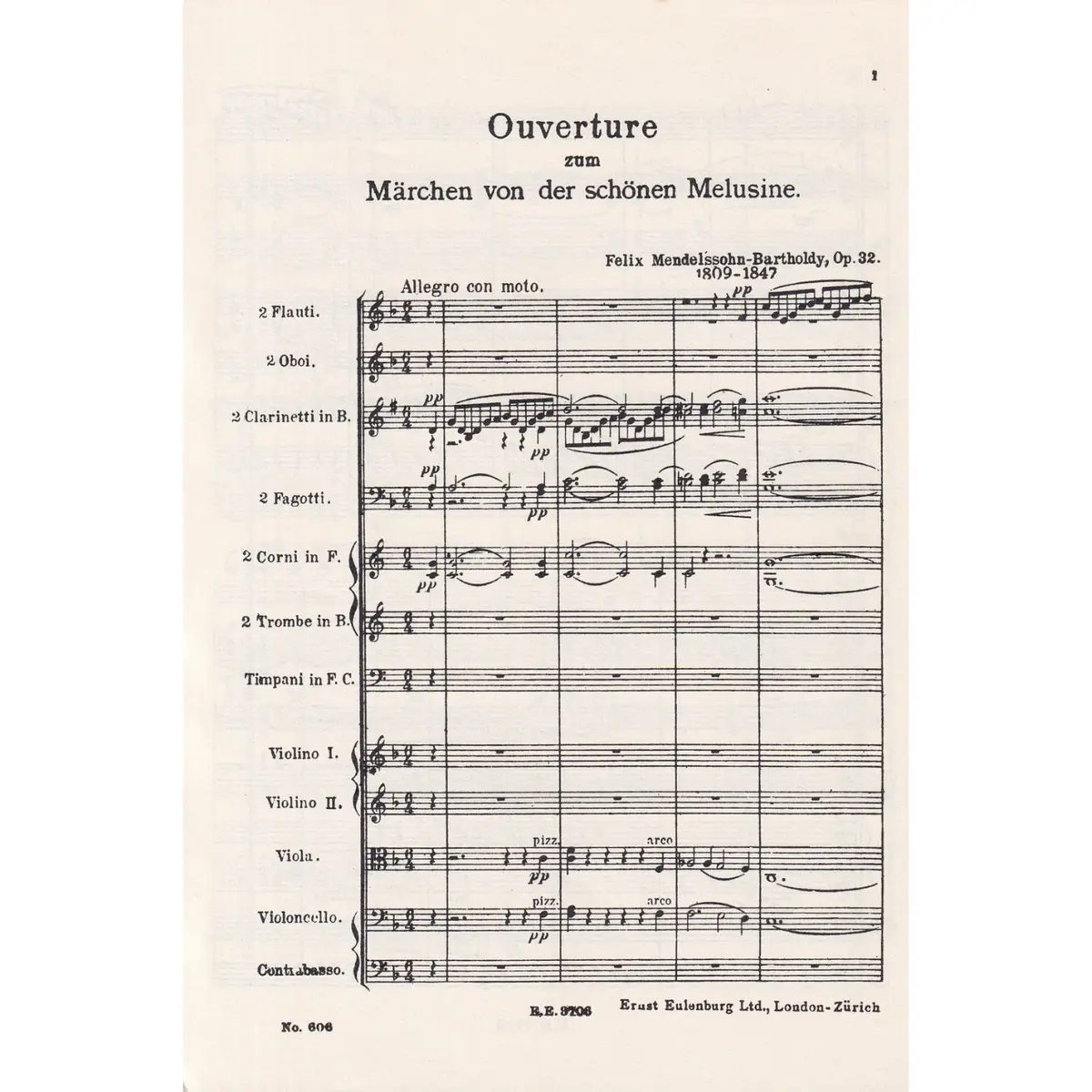 Fairy Tale Of The Beautiful Melusine  Op.32