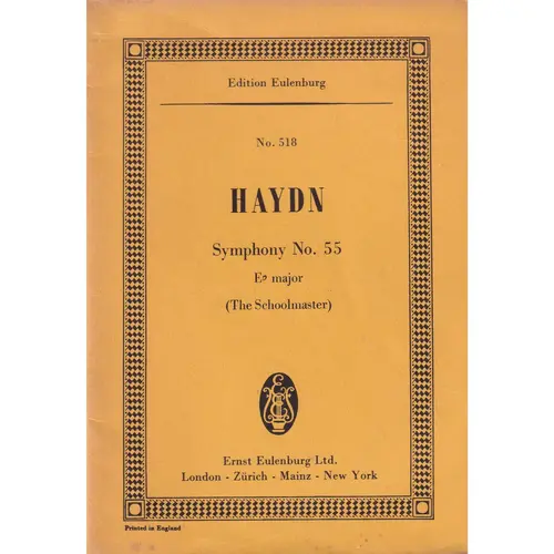 Symphony N.55 Eb Major -   The Schoolmaster