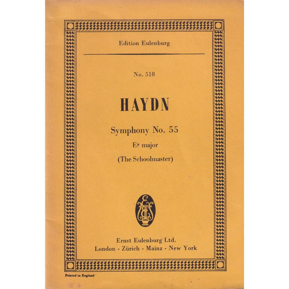 Symphony N.55 Eb Major -   The Schoolmaster