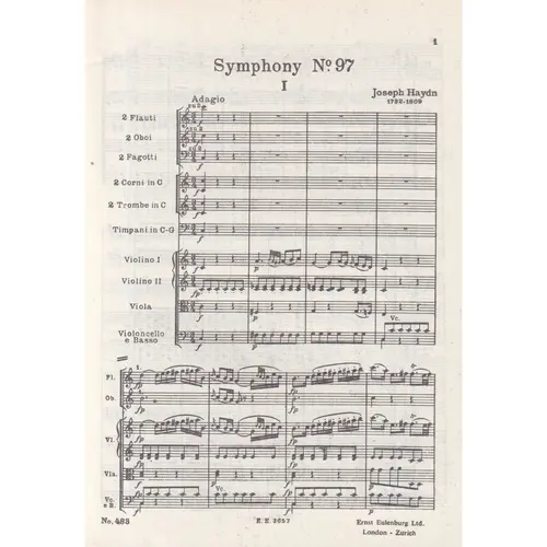Symphony N.97 - C Maj.
