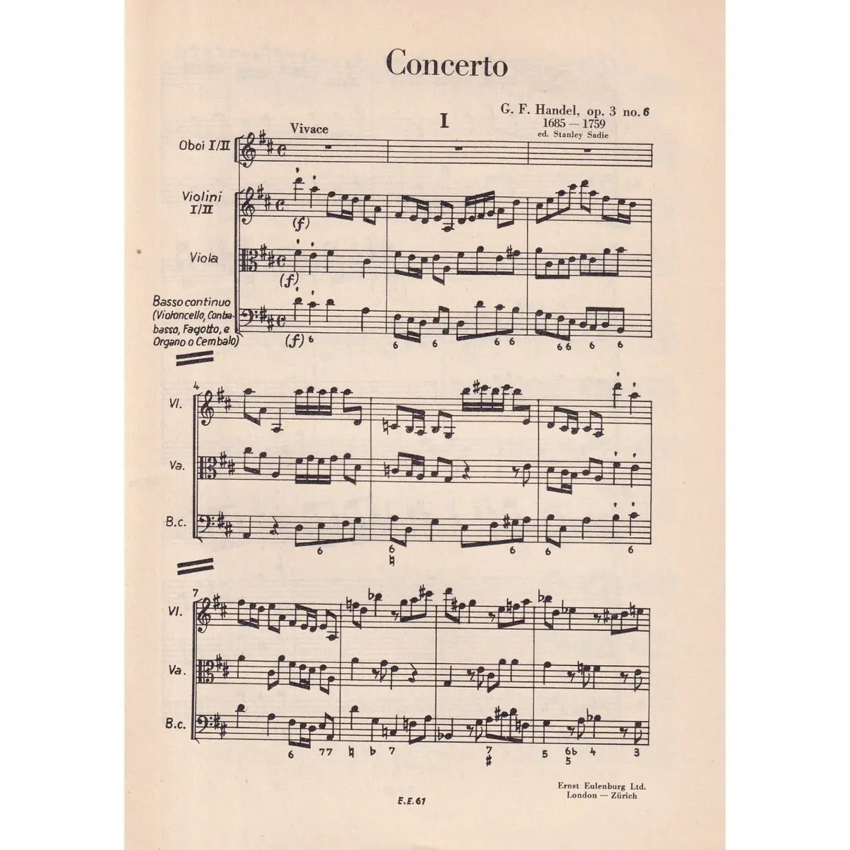 Concerto Grosso D Maj.-Op.3 N.6
