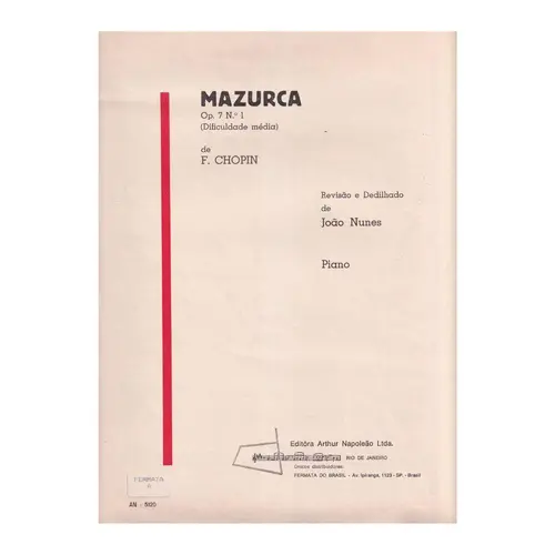 Mazurca Op.7 N.1