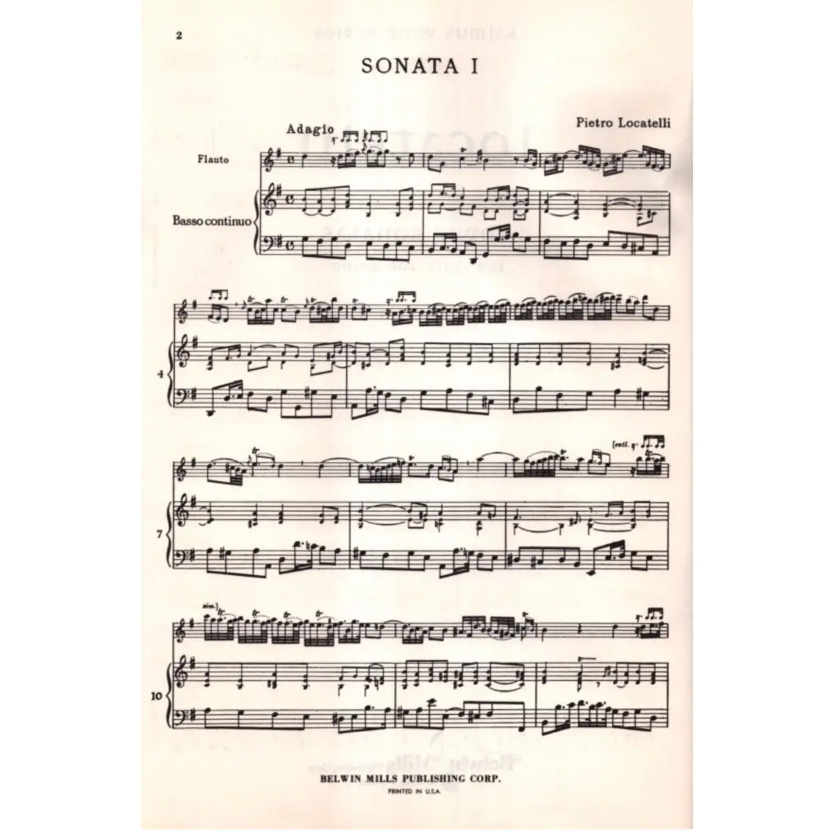Three Sonatas For Flute