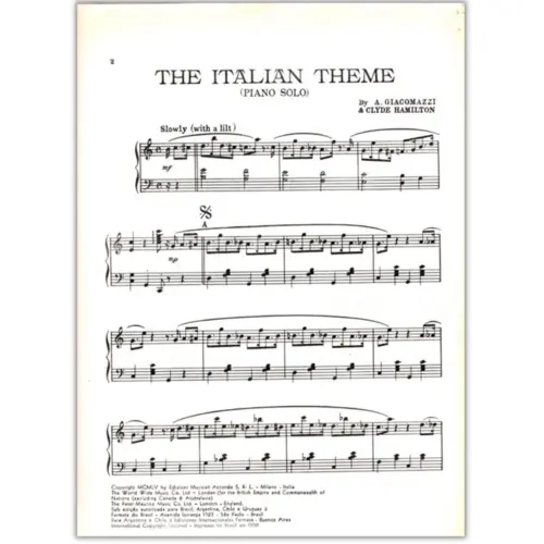 The Italian Theme   (Edição Antiga)