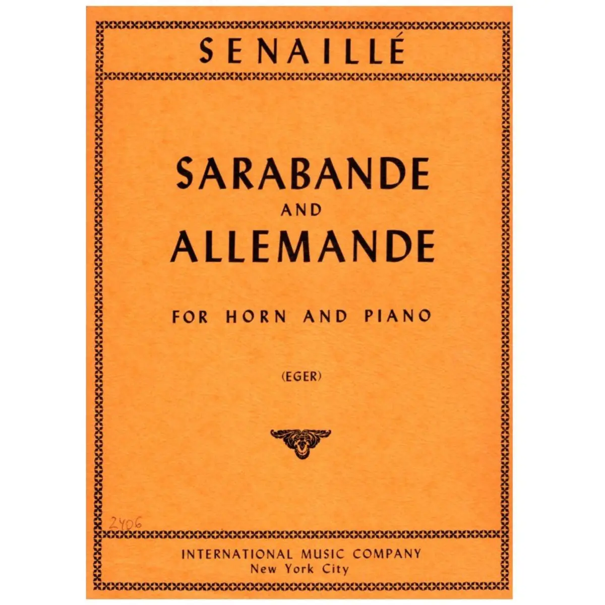 Sarabande And Allemande