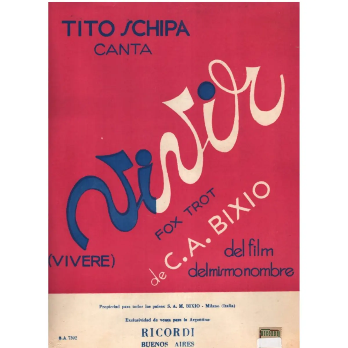 Viver - Fox-Trot  (Edição Antiga)
