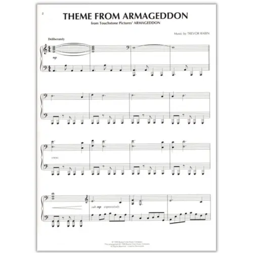Theme From Armagedon - Piano Solo