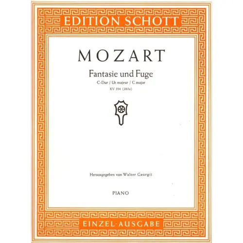 Fantasie Und Fuge C Dur - Kv 394 (383 A)