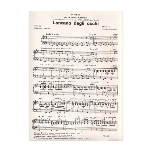 Lontano Dagli Occhi (Distante Dos Olhos)