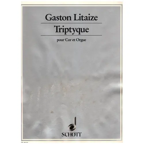 Triptyque Pour Cor Et Orque