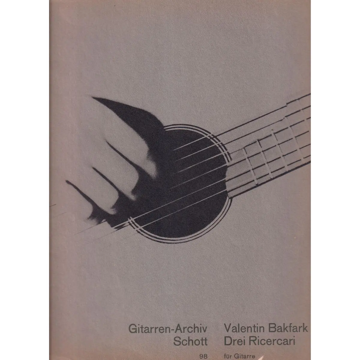 Drei Ricercari Fur Gitarre