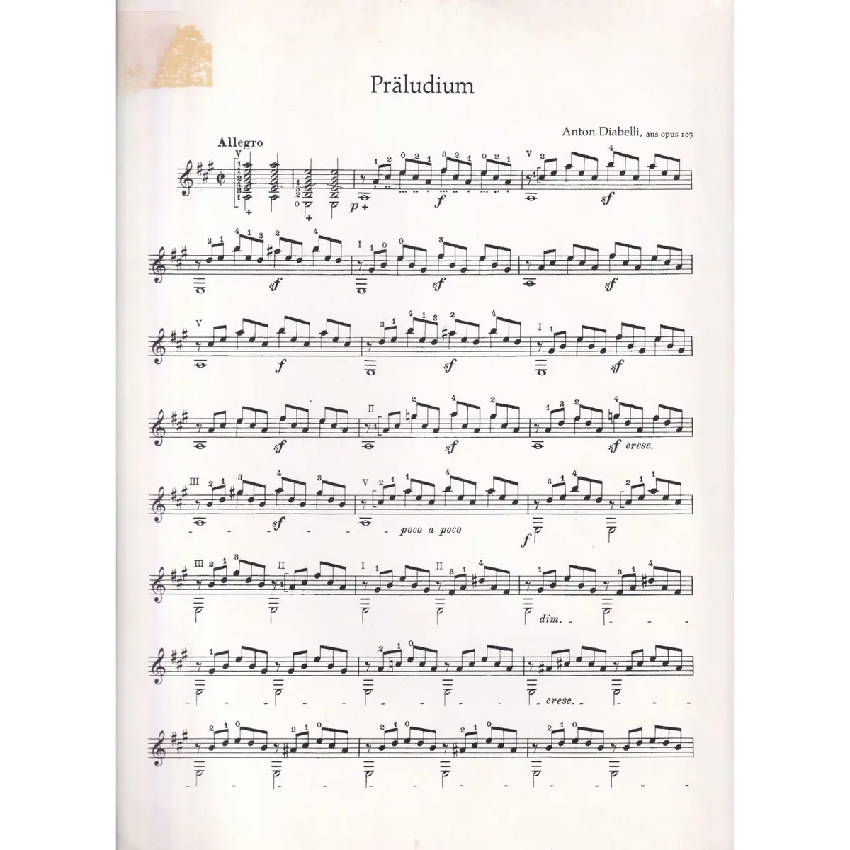 Praludium Aus Op.103  - Violão