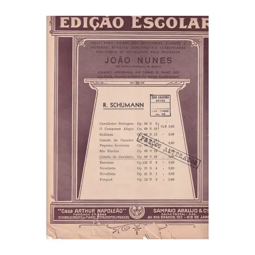 Canção Do Cavaleiro - Op.68 N.23  (Edição Antiga)