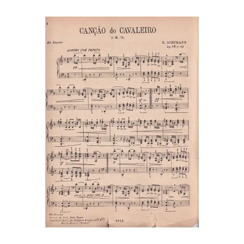 Canção Do Cavaleiro - Op.68 N.23  (Edição Antiga)