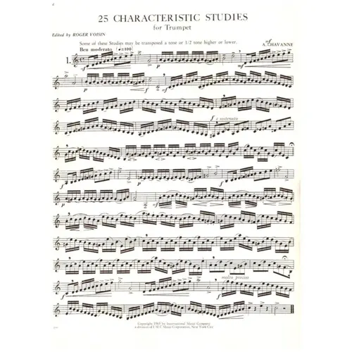 25 Characteristic Studies