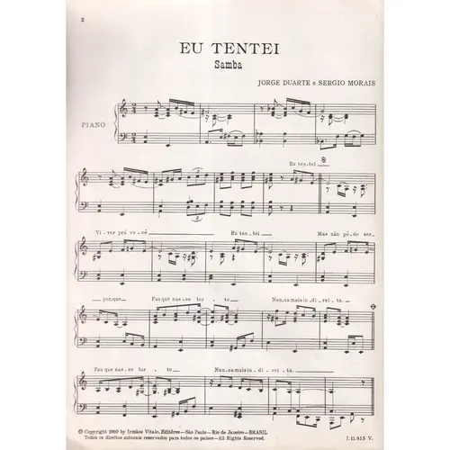 Eu Tentei  (Samba)