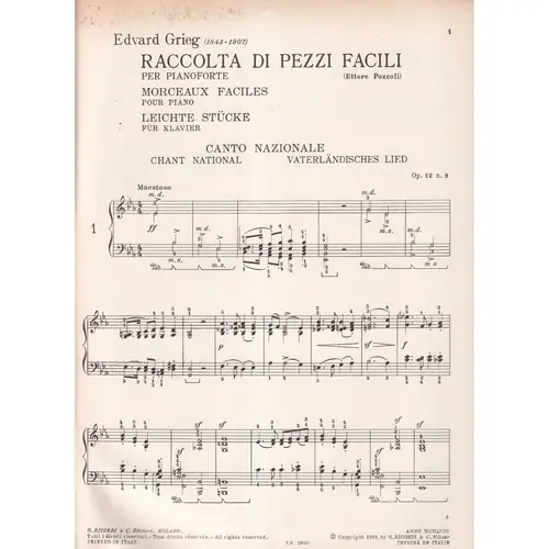 Il Mio Primo Grieg