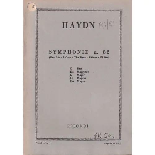 Symphonie N.82 -C Dur