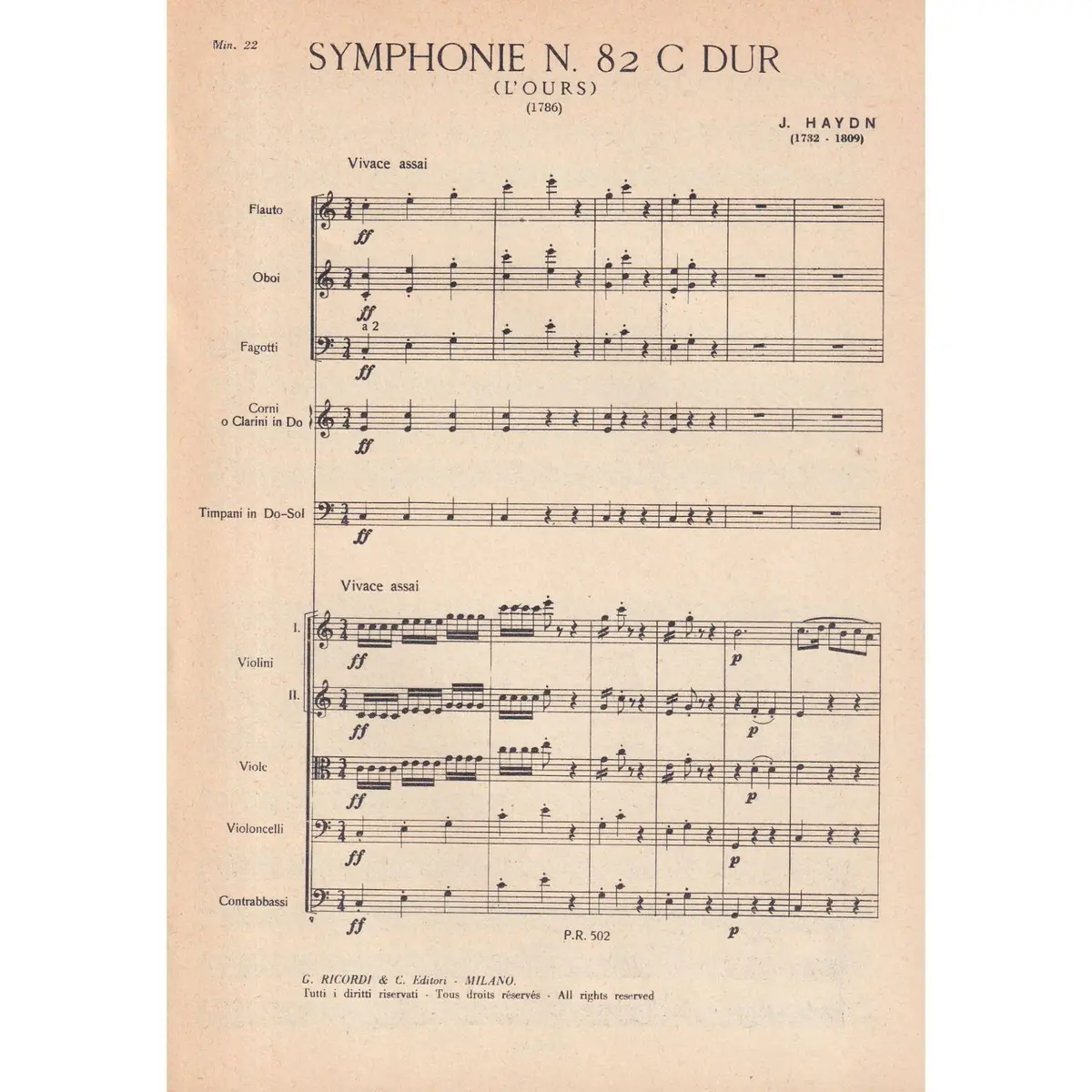 Symphonie N.82 -C Dur