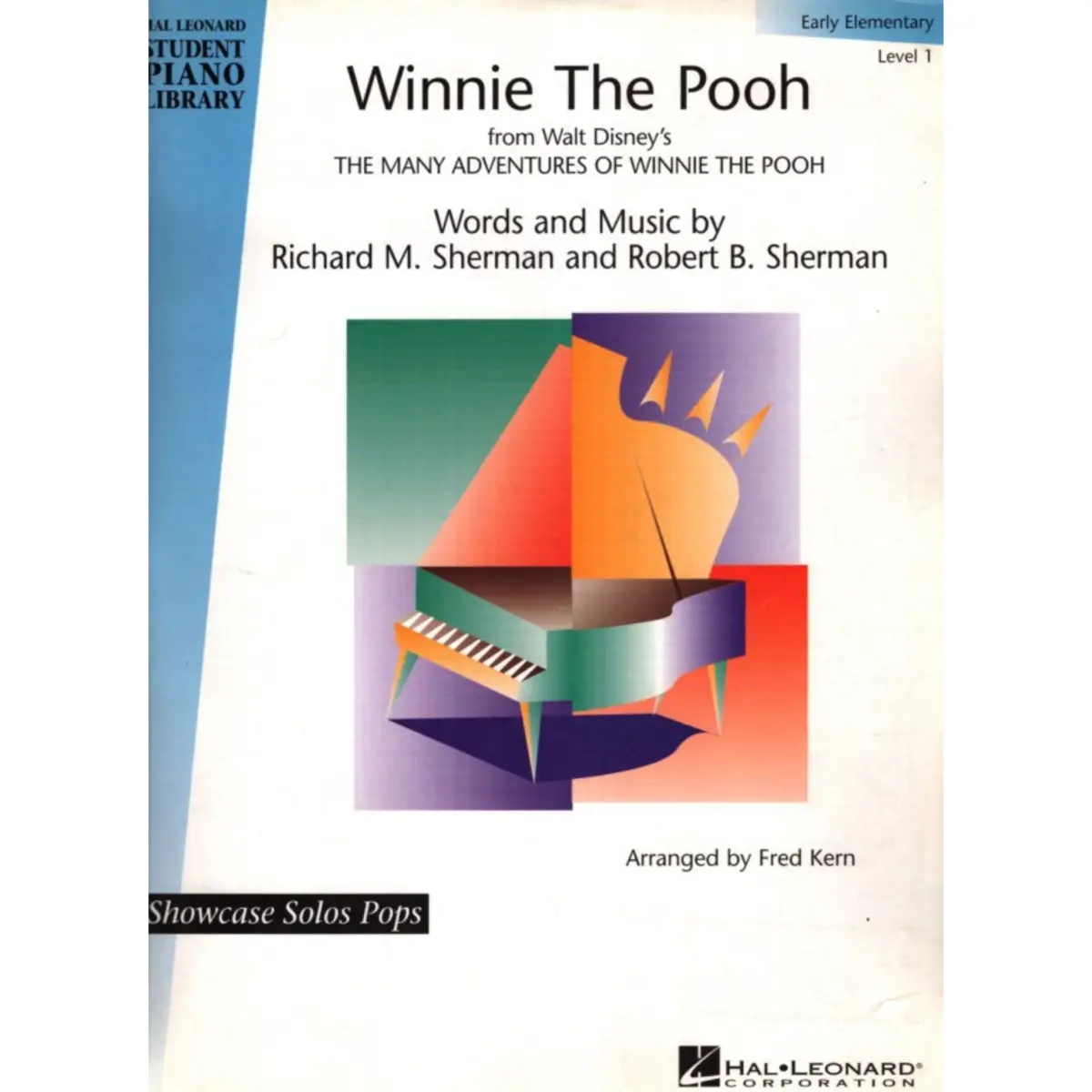 Winnie The Pooh From Walt Disney - Hal Leonard piano student library