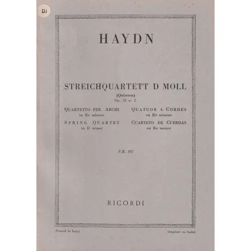Streichquartett Op.  76 N.2