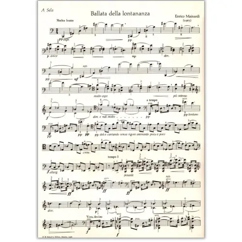 Ballata Della Lontananza  (Edição Antiga)