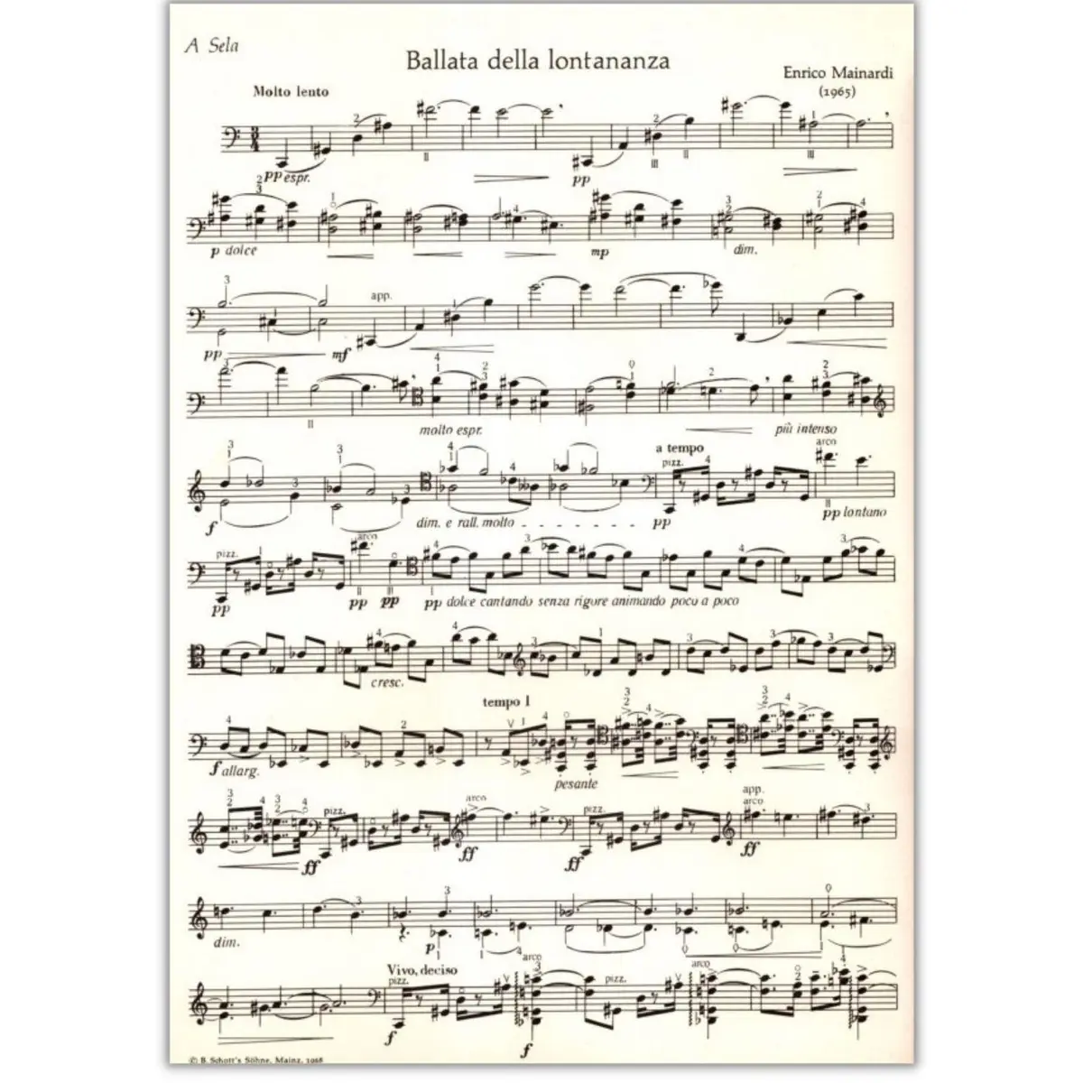 Ballata Della Lontananza  (Edição Antiga)