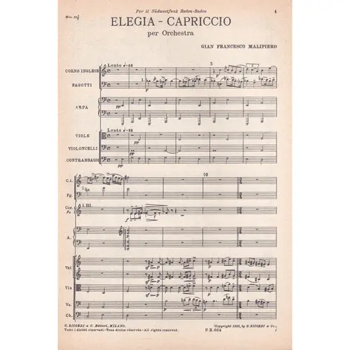 Elegia-Capriccio