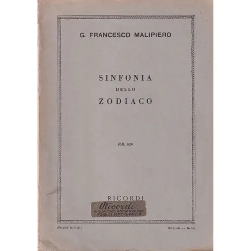 Sinfonia Dello Zodiaco